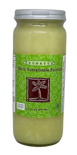 Premium Palm Shortening Glass Jar