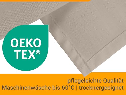 npluseins Bettlaken 150x250cm Leintuch ohne Gummizug Tuch ist ideal Terrasse Reisen Camping und Tischtuch - Wohnmobil Laken - Betttuch ohne Gummizug 100% Baumwolle, ca. 150 x 250 cm, beige