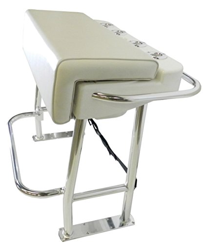 Taco Metals Marine Neptune Premium Leaning Post with Removable Fiberglass Storage, 33-1/2 x 39 x...