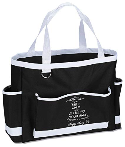 Simply Savvy Co USA Work Tote for Hairdressers (White)