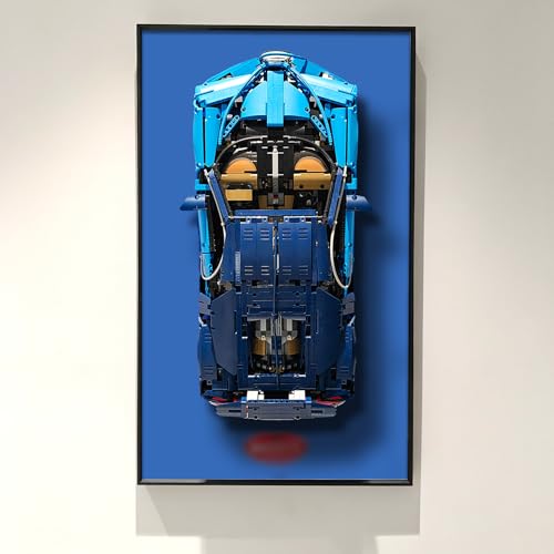 WETCEAOM for Lego Technic Bugatti Chiron 42083 Display Wallboard -