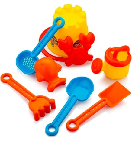 Image of HJ funzone Sand Castle Building Beach Toy Set, Plastic, for Kids, Creative Summer Fun Activity Play