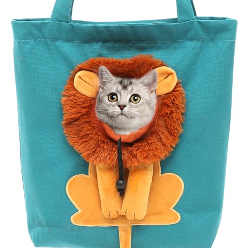 Sac de transport pour chat en toile respirante idéal pour vos sorties et voyages en duo