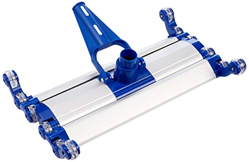 Kokido. Limpiafondos En Aluminio Articulado, 45 Cm. Conexión Palomilla. Extra Pesado Para Facilitar Un Permanente Contacto Con El Suelo.