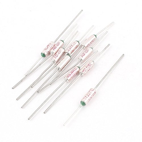Aexit 10 Pcs RY TF 227 Celsius Degree Cutoff Thermal Fuse AC 250V 10A (0254de15aae2c05dba6e2baf5753a2af)
