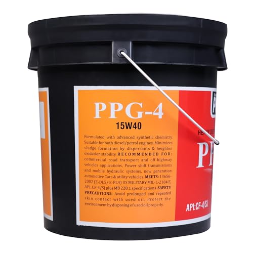 Image of PALCO PPG-4 15W40 | API:CF-4 /SJ & MB 228.1 Multigrade Engine oil for Diesel Commercial Road Transport & Off Highway Vehicles | New Generation Automotive Vehicles | 10 Litres