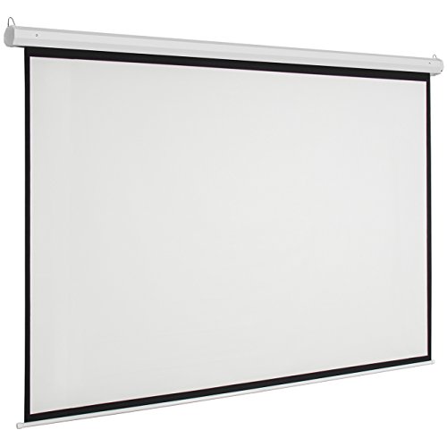 Pantalla de proyector motorizada 92" 16:9 con control remoto miniatura 4
