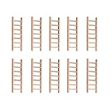 Échelle miniature pour loisirs créatifs : fabriquée en bois de , elle est durable. escalier miniature pour maison de poupée
