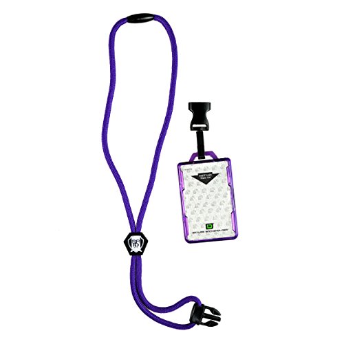 Lanyard Specialist ID violet pour protéger deux cartes RFID - 5