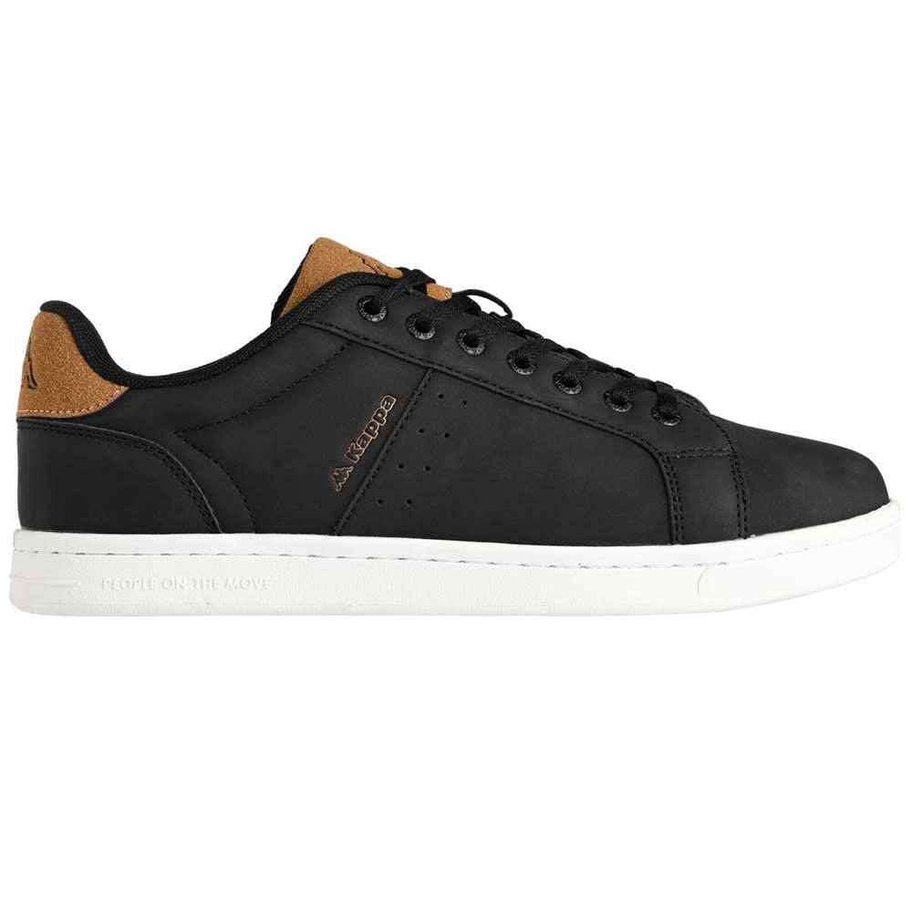 Kappa Amber, Low-Top Sneakers, Black/Naranja,