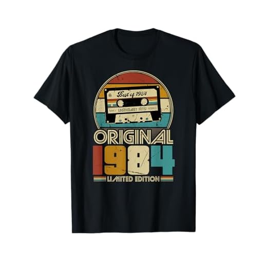 1984 Vintage Cumpleaños Retro Edición Limitada Hombres Mujer Regalo Camiseta