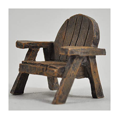 Decorazione in miniatura a forma di sedia in legno...