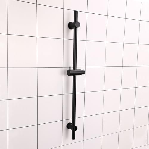 Barre de douche noire réglable pour une salle de bain moderne - 7