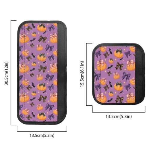Image of Halloween Fridge Handle Covers Set of 6 Pumpkin Bow Kitchen Appliances Gloves Anti-Static Refrigerator Handle Protector Microwave Oven Dishwasher Handles Protector