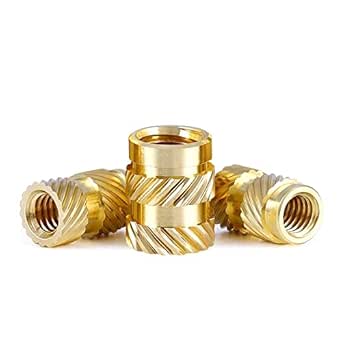 210 Pezzi M3 Cilindro In Ottone Zigrinato Filettato Inserto Rotondo Dadi Incorporati 93837007 - Foto 3