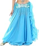 Longueur de la jupe : 37,8 pouces (environ). Couleur : plusieurs couleurs au choix. Matériel: Mousseline de soie.