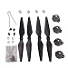 YouCute spare parts for mjx B2C B2W B2 Bugs 2w Bugs 2 RC Drone Blade Aluminum cap (Black large kit)