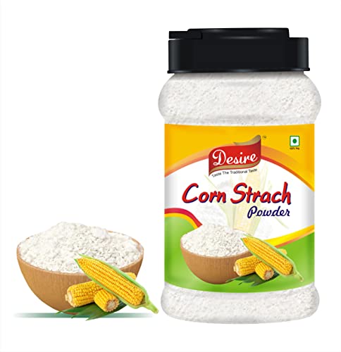 Image of Desire Baker's Corn Starch - 400g | Gluten-Free Cornflour for Baking, Sauces, Gravies, and Puddings | Premium Thickening Agent