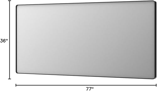 Miniatura 380 de LOAAO - Espejo de tocador para baño con marco de metal negro mate de 24 x 32 pulgadas para pared, rústico, rectangular, grande, redondeado