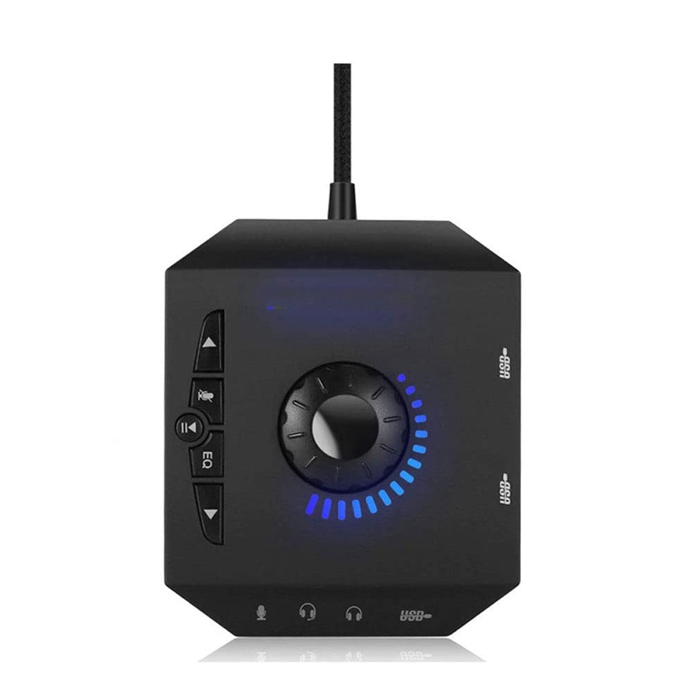 Carte Son Externe USB multiports Portable et légère pour Ordinateur, convertisseur Multifonction Compatible