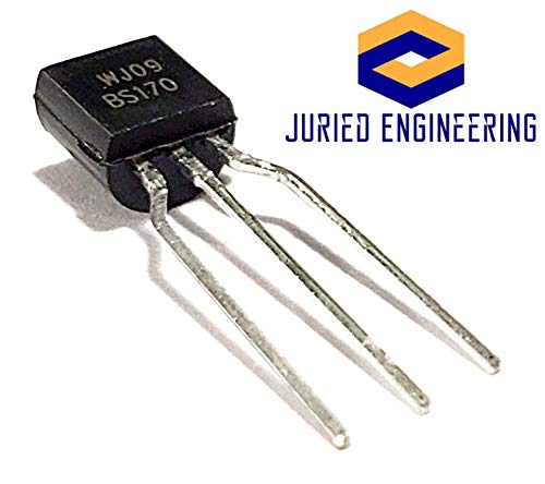 Juried Engineering Bs170 Small Signal Mosfet 500 Ma, 60 Volts N-Channel Enhancement Mode Field Effect Transistor To−92 (To−226) (Pack Of 25) #TOP2