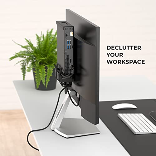 Humancentric Mount Compatible With Dell Optiplex Micro Form Factor Case, Vesa, Under Desk And Wall Mount Fits Mff 3040, 3046, 3050, 3060, 3070, 3080, 5050, 5060, 5070, 7040, 7050, 7060, 7070, And More #TOP7