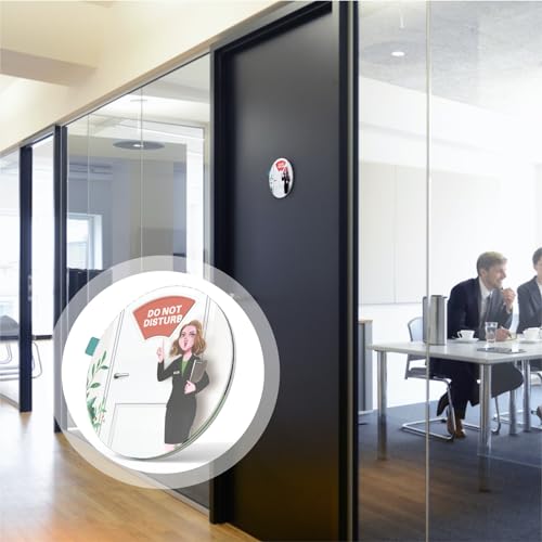 Büro Türschild, Bitte Nicht Stören, Bitte Anklopfen, Nicht Im Büro, Hereinspaziert und In Einer Besprechung Schilder, Perfekter Partner für Home-Office, Büro und Kabine (Assistent)
