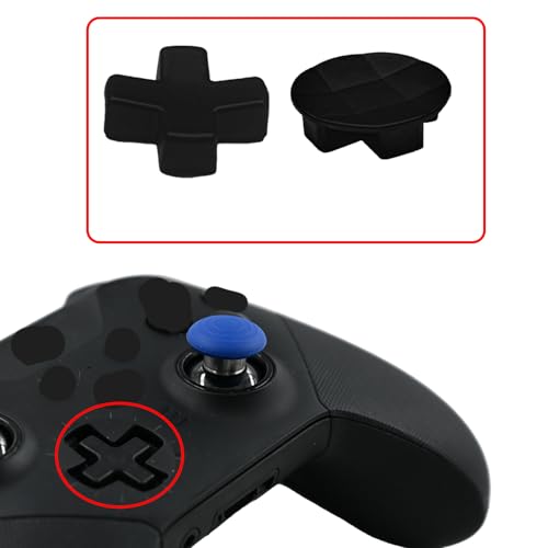 Image of 6 in 1 Metal Paddles for Xbox Elite 2 Controller,Elite Series 2 Controller Accessories for Xbox Elite Controller Series 2 Core,Includes 4 Paddles,2 Dpads(Black)