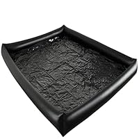 190 * 170Cm Latex Wasserdichte Decke Sex Laken Bettlaken Mit Luxuriöse Aufblasbare Quads Großes Erotisches Wasserbett Für Paare Spannbettlaken Gummimatratze Tagesdecke SM Sexspielzeuge