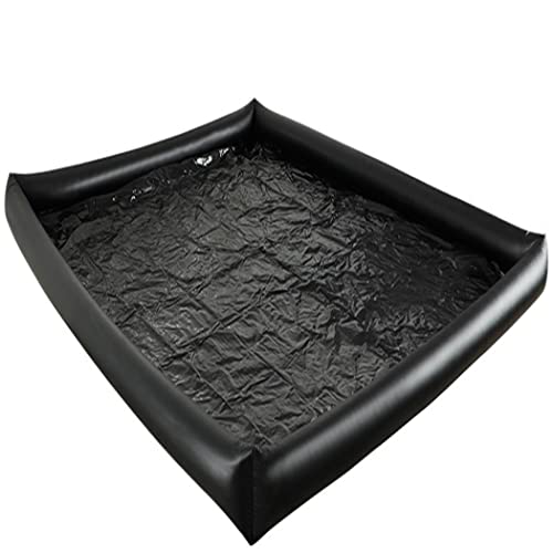 190 * 170Cm Latex Wasserdichte Decke Sex Laken Bettlaken Mit Luxuriöse Aufblasbare Quads Großes Erotisches Wasserbett Für Paare Spannbettlaken Gummimatratze Tagesdecke SM Sexspielzeuge