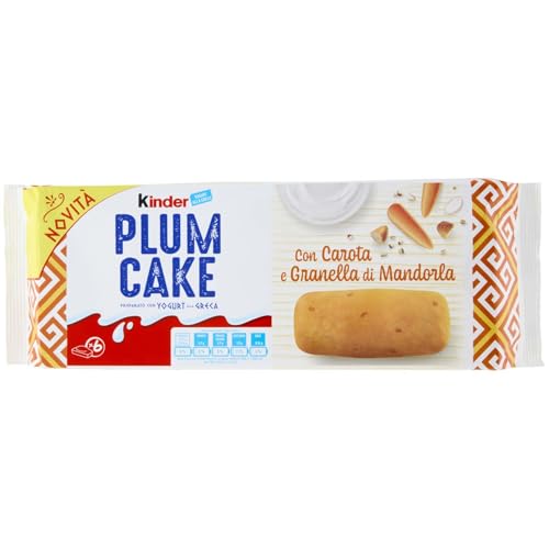 KINDER PLUMCAKE CAROTA E MANDORLA T6X15