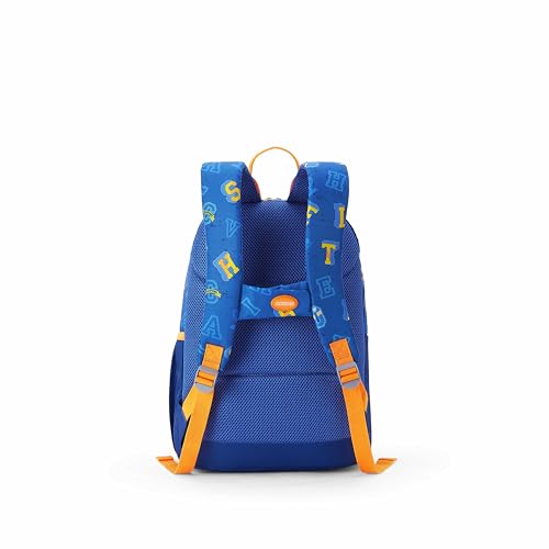 Image of American Tourister Wiggle | 26 Ltrs | 2 Compartments | Bottle Pocket | Ergonomic Padded Back Panel & Shoulder Straps | Kids Backpack | 1 Year International Warranty | Champ Blue