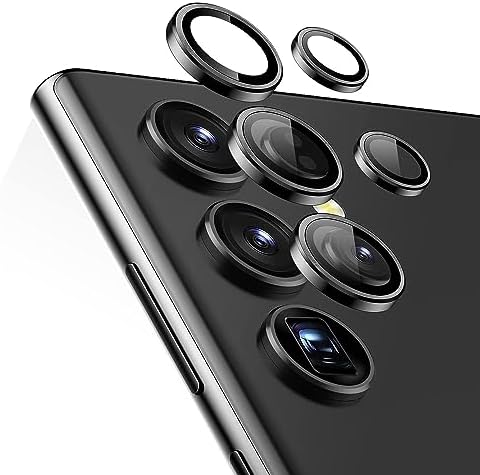 ESR for Samsung Galaxy S23 Ultra Camera Lens Protector, 1 Pack, Black