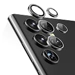 ESR for Samsung Galaxy S23 Ultra Camera Lens Protectors, Individual Lens Protectors, Scratch-Resistant Ultra-Thin Tempered Glass Camera Protector for S23 Ultra, 1 Set, Black