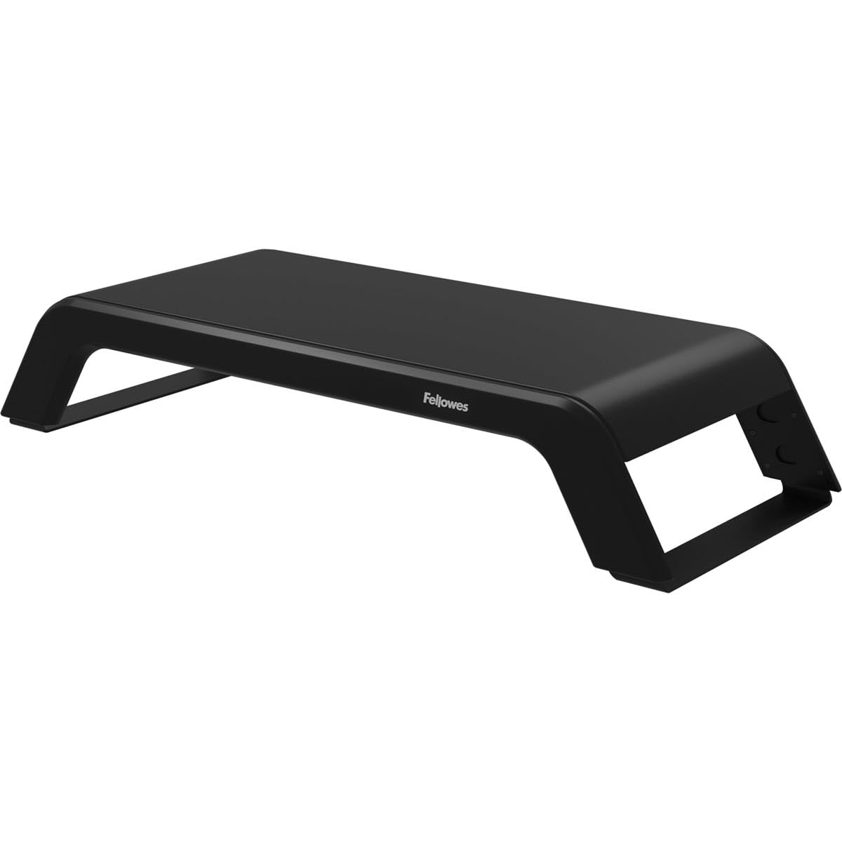 Fellowes Computer Monitor Stand with 3 Height Adjustments - Hana LT Monitor Riser - Ergonomic Adjustable Monitor Stand for Computers - Max Weight 22.6KG - Black