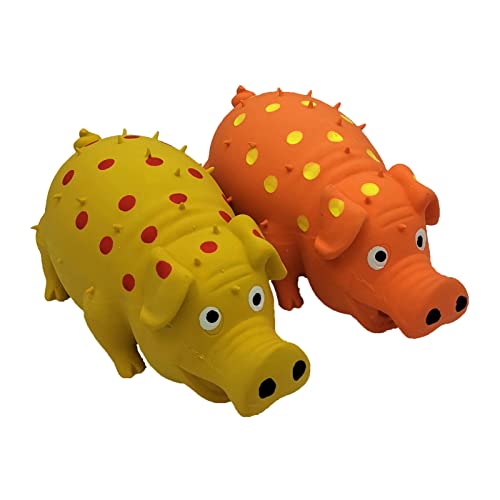 Hoiasem 2 Pack Latex Pig Dog Toys That Oinks #TOP2