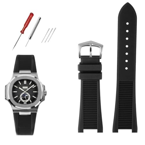 Bracelet FluoroSilicone pour Patek Philippe Nautilus luxe élégant