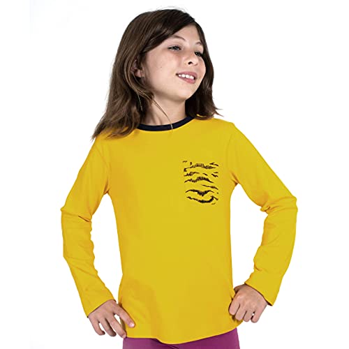 Image of Mightly Boys and Girls' Long Sleeve Raglan Shirt | Organic Cotton, Colorful Casual Stylish Clothes, Soft&Fresh Crew Neck Tee