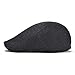 VOBOOM Men's Cotton Flat Ivy Gatsby Newsboy Driving Hat Cap (Style2-Dark Grey)