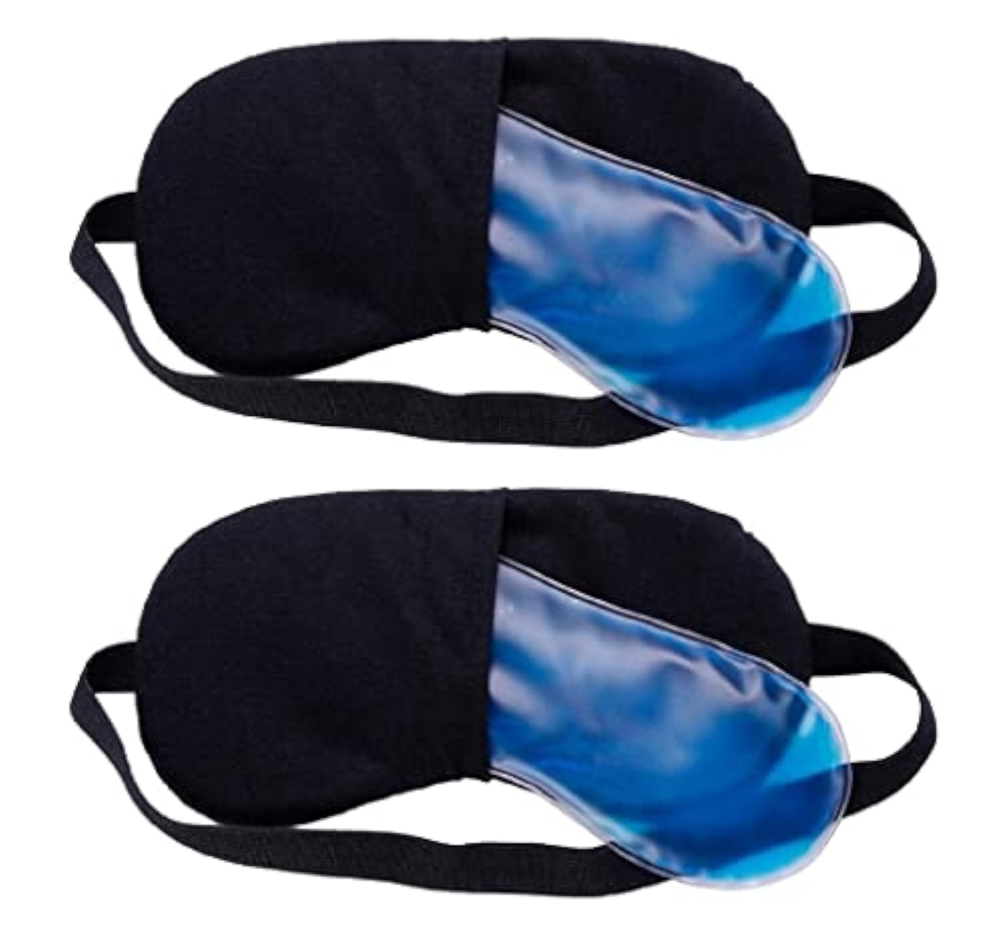 Cooling Gel Eye Mask for Night Deep Sleep, Pack of 2