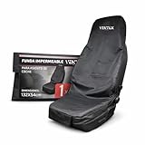 VENTUX GEAR 1X Funda Asiento Impermeable para Coche – Cubreasiento Universal 132×54 cm para Auto y SUV – Instalación Rápida, Protección contra Líquidos, Suciedad y Desgaste
