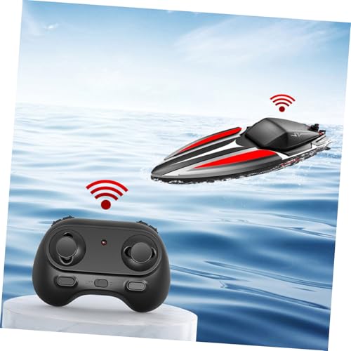 Bateau télécommandé facile à installer Toddmomy avec batterie 1200mah pour courses aquatiques - 4