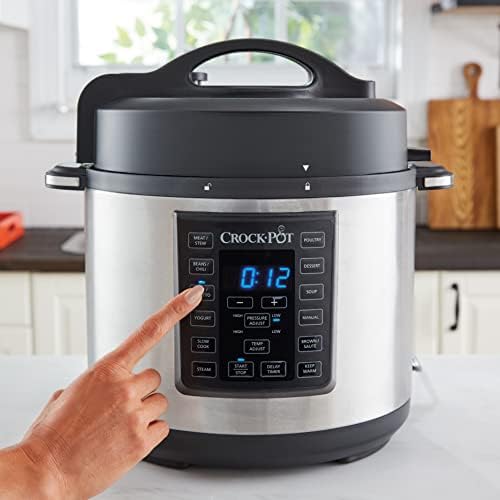 Crock-Pot Szybkowar, Czarny/Srebrny, 5,6 l