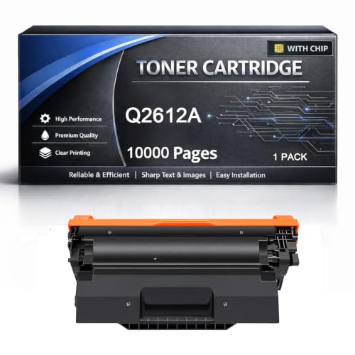 Toner compatible HP LaserJet 1018 M1005 MFP Q2612A haute capacité pour le télétravail productif