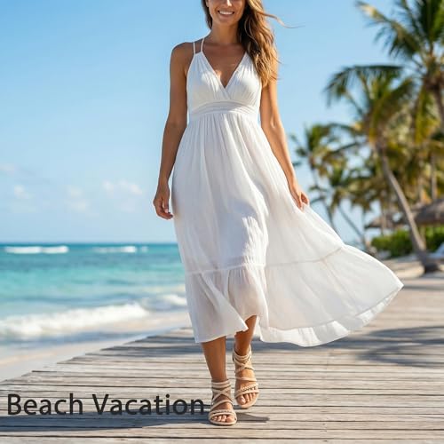Image of youngshow Women's Braided Strappy Sandals - Open Toe Dressy Gladiator Flat Sandals with Back Zipper, Casual Summer Beach Shoes
