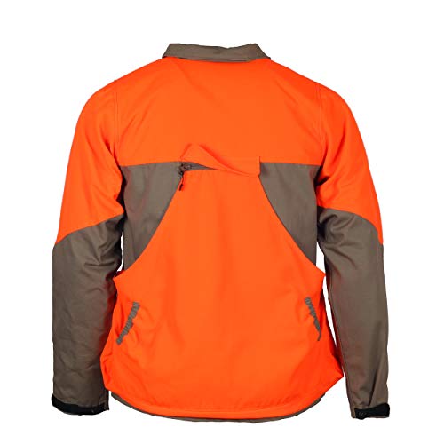 image for Gamehide Upland Field Hunting Jacket (Khaki/Orange, 3X-Large)