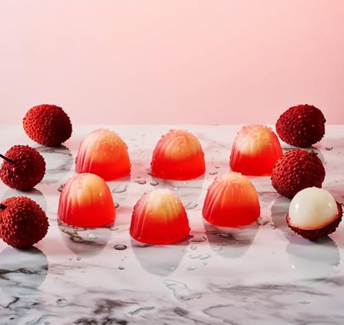 Dulces de gelatina sabor lychee 67 g pack 10 miniatura 5