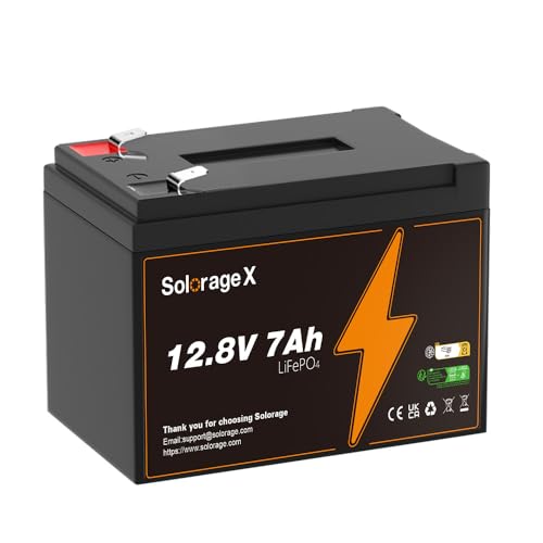 Batería Solorage X 12v 7ah Lifepo4, Batería De Ciclo Profundo 3000 Para Sai, Bms Integrado, Para Energía Solar, Iluminación, Power Wheel 12v7a-New Batería Solorage X 12v 7ah Lifepo4, Batería De Ciclo Profundo 3000 Para Sai, Bms Integrado, Para Energía Solar, Iluminación, Power Wheel 12v7a-New