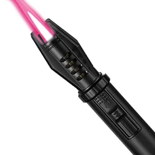 Encendedor antorcha para camping con llama recta ajustable miniatura 1