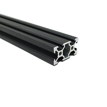 1000 mm 20X40 4 V Slot Aluminium Extrusion Profile (Black)